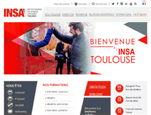 Tablet Screenshot of insa-toulouse.fr