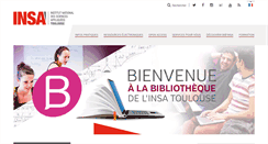 Desktop Screenshot of bib.insa-toulouse.fr