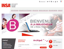 Tablet Screenshot of bib.insa-toulouse.fr