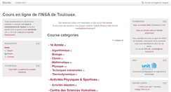 Desktop Screenshot of moodle.insa-toulouse.fr